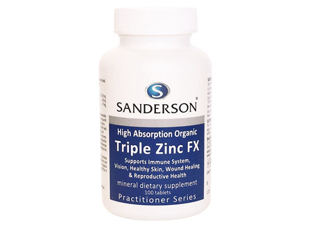 Sanderson Triple Zinc FX - 100 Tabs