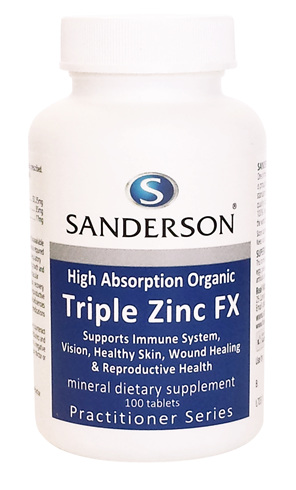 Sanderson Triple Zinc FX - 100 Tabs