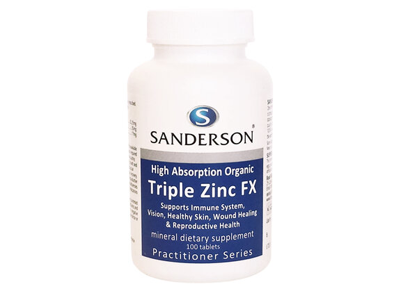 Sanderson Triple Zinc FX - 100 Tabs