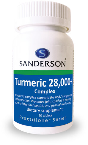 Sanderson Turmeric 28,000+ Complex - 60 Tabs