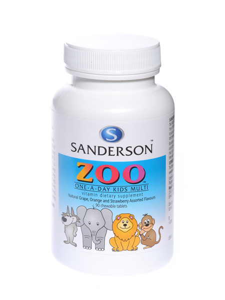 Sanderson® Zoo One-A-Day Kid'S Multi - 90 Chewable Tablets