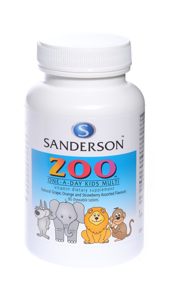 Sanderson® Zoo One-A-Day Kid'S Multi - 90 Chewable Tablets