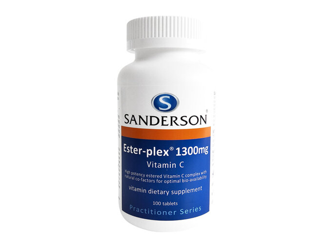 Sanderson™Ester-Plex® 1300Mg Easy-To-Swallow Vitamin C 100 Tablets