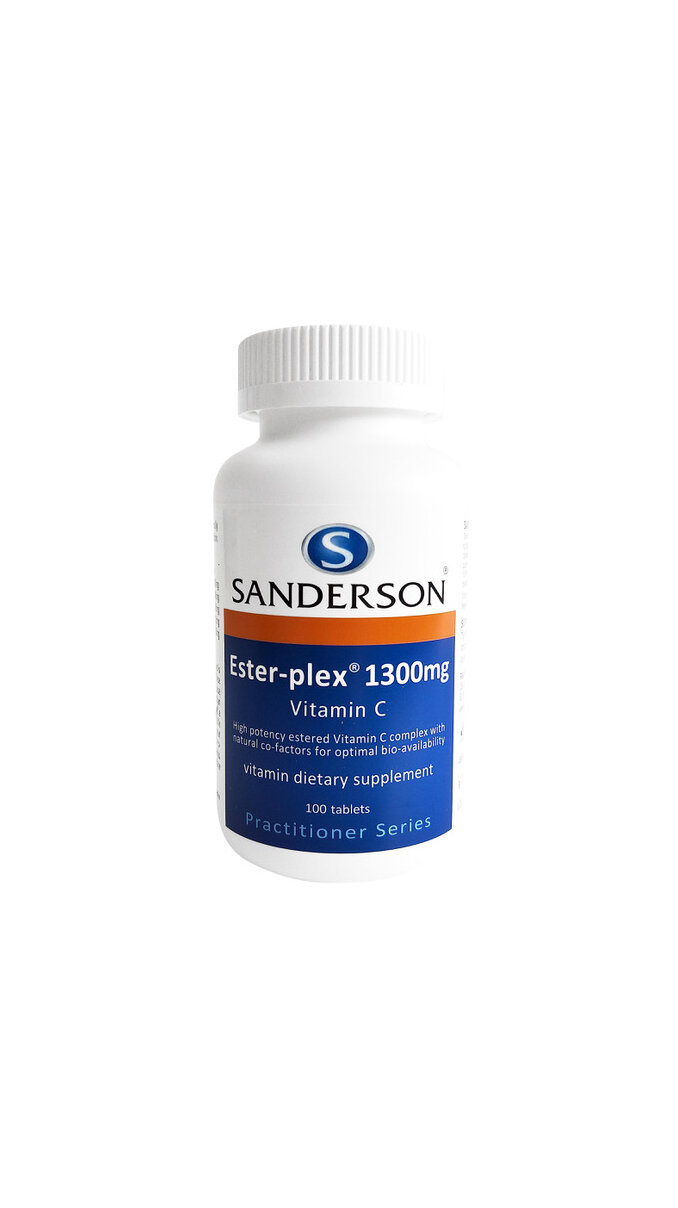 Sanderson™Ester-Plex® 1300Mg Easy-To-Swallow Vitamin C 100 Tablets