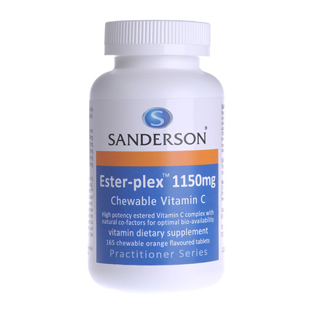 Sanderson™Ester-Plex® Chewable Vitamin C 1150Mg 165 Capsules Orange
