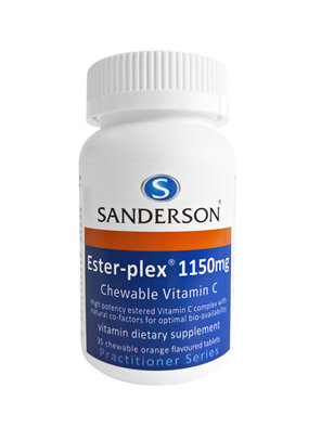 Sanderson™Ester-Plex® Chewable Vitamin C  1150Mg 35 Tabs Orange