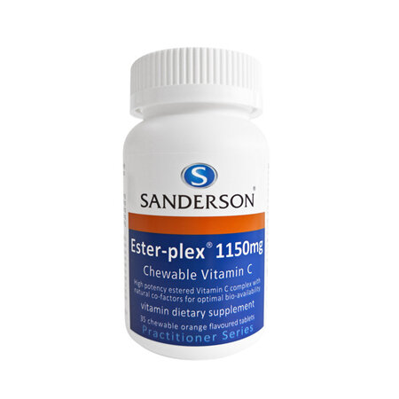 Sanderson™Ester-Plex® Chewable Vitamin C  1150Mg 35 Tabs Orange
