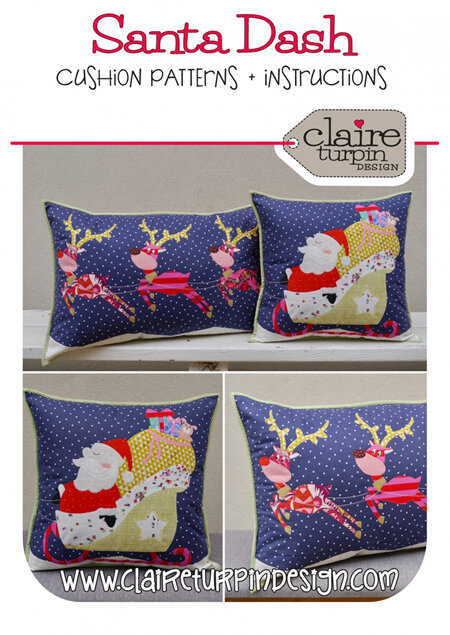 Santa's Dash Cushion Pattern