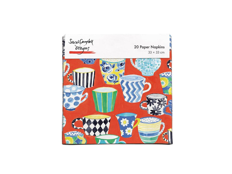 Sarah Campbell Designs Coffee Break Paper Napkins 20 Pack museums and galleries
