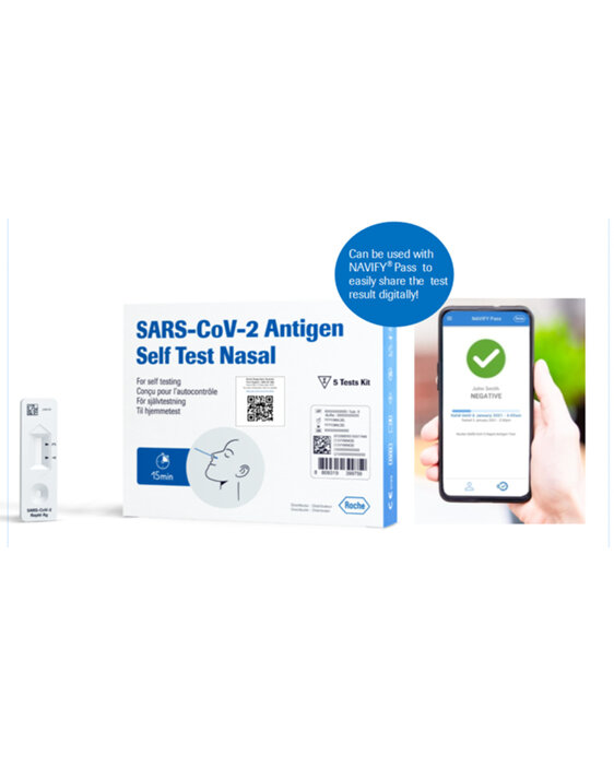 SARS-CoV-2 Antigen Self Test Nasal Front Image