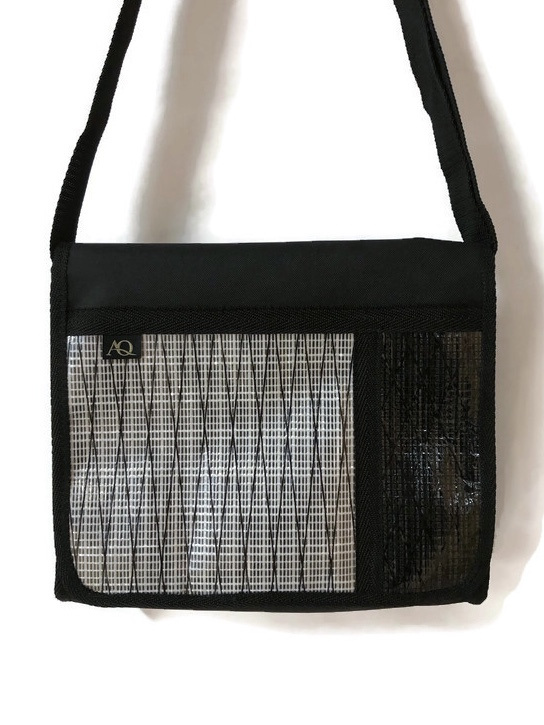 Satchel handbag made from sailcloth in New Zealand
