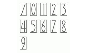 Satin Silver Designer Type Numbers