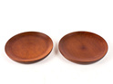 saucer set of 2 - ancient kauri - made in nz