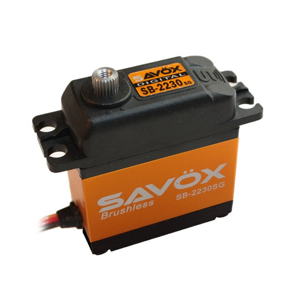Savox HV Standard Brushless Servo SB-2230SG - 42kg / 0.13 Sec