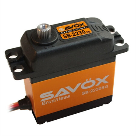Savox HV Standard Brushless Servo SB-2230SG - 42kg / 0.13 Sec