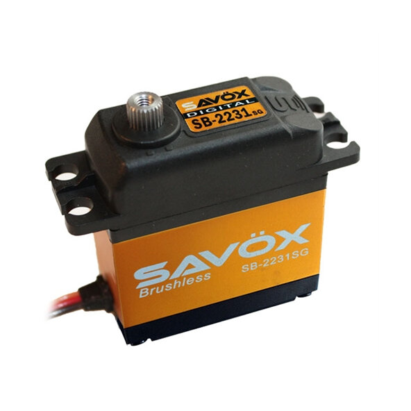 Savox HV Standard Brushless Servo SB-2231SG - 40kg / 0.10 Sec