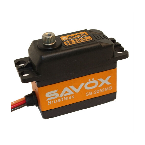 Savox Standard Brushless Servo SB-2252MG - 5kg / 0.045 Sec