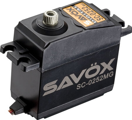 Savox Standard Servo SC-0252MG - 10.5kg / 0.19 Sec