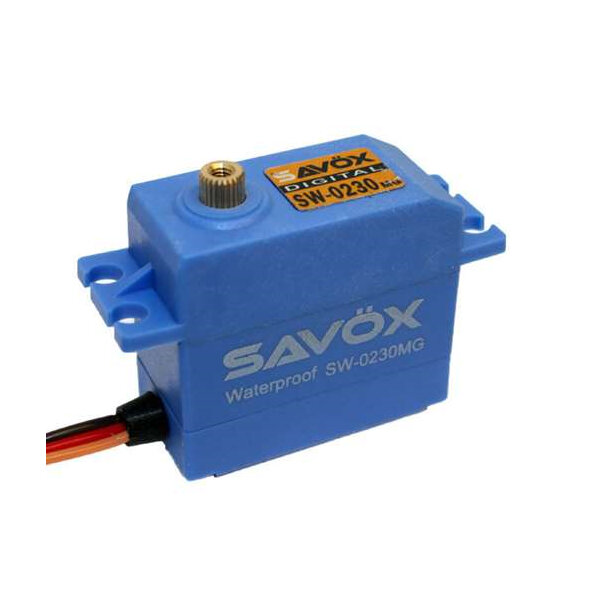 Savox Standard Waterproof Servo - SW-0230MG - 8kg / 0.13 Sec