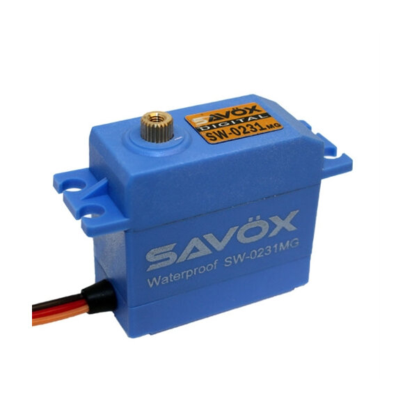 Savox Standard Waterproof Servo - SW-0231MG - 15kg / 0.17 Sec