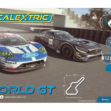 Scalextric ARC AIR Set: World GT (Ford GT GTE vs Mercedes AMG GT3)