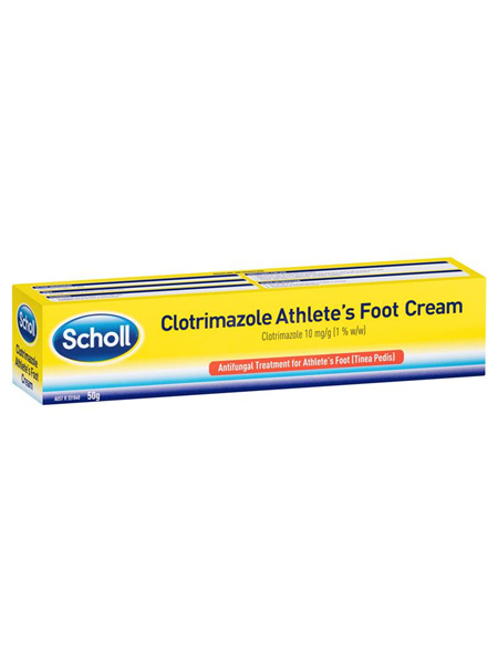 Scholl Clotrimazole Athlete's Foot Cream 50G