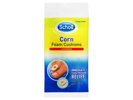 Scholl Corn Foam Cushions x 9
