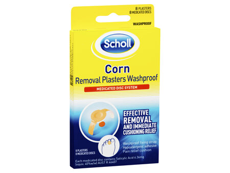 SCHOLL CORN RMV PLAST W/P