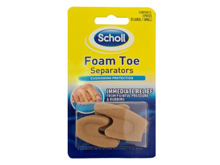 Scholl Foam Toe Separators x 3
