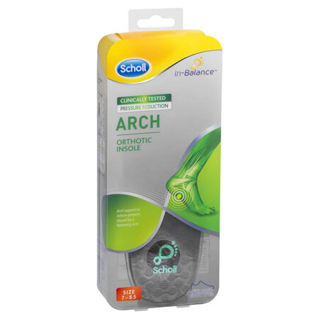 Scholl In-Balance Ball of Foot and Arch Orthotic Insole Large