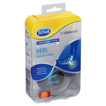 Scholl In-Balance Heel and Ankle Orthotic Insole Large
