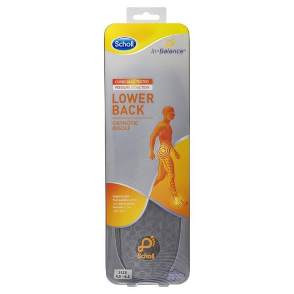 Scholl In-Balance Insole Lower Back Small