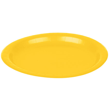 School Bus Yellow Dinner Plates - pack of 24