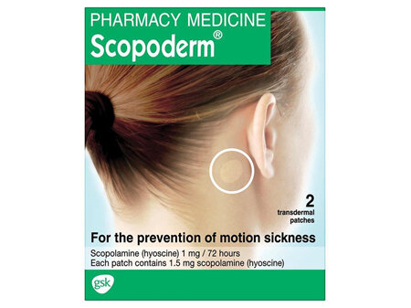 Scopoderm TTS 1.5 Scopolamine Patches 2