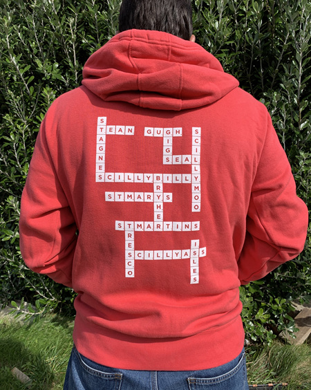Scrabble Hoodie - Daymark Red