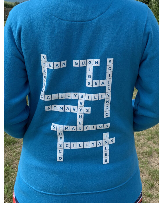 Scrabble Hoodie - Scilly Sea