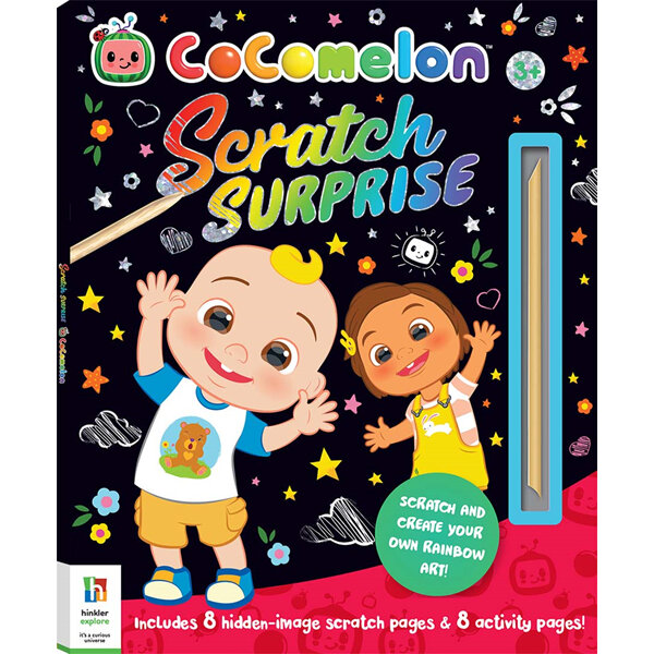 Scratch Surprise Cocomelon Art Book