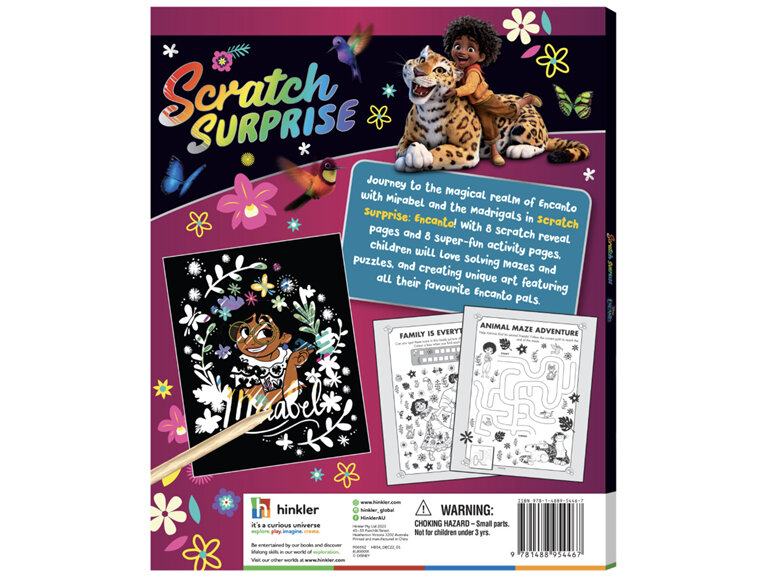 Scratch Surprise Disney Encanto Hinkler Art Activity Book