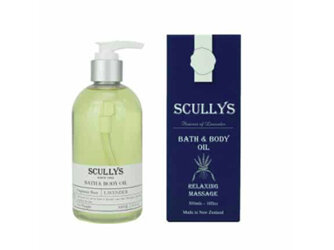Scullys lavender bath and body oil