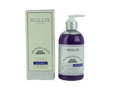 Scullys Lavender shower and bath wash 300ml