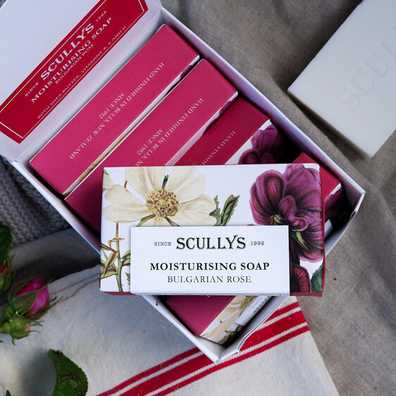 Scullys Rose 150gm Luxury Soap