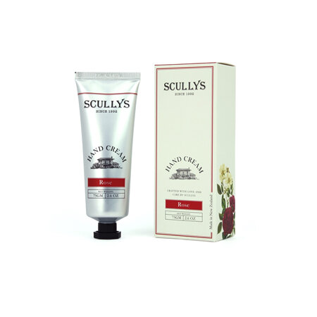 Scullys Rose 75gm Hand Cream in a Tube