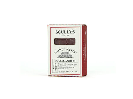 Scullys Rose Glycerine Soap