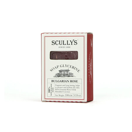 Scullys Rose Glycerine Soap