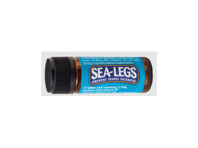 SEA LEGS Tabs 12s motion sickness travel boating seasick