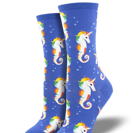 Sea Unicorn Socks - Womens