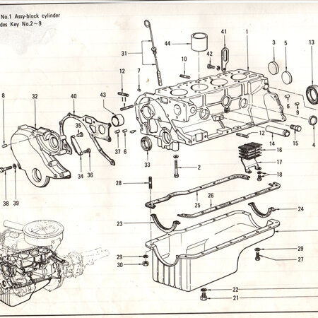 Sec 3 - Cylinder Block, Front Cover and Oil Pan