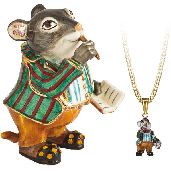 Secrets from Hidden Treasures Cloisonne Collectible Wind in the Willows Ratty