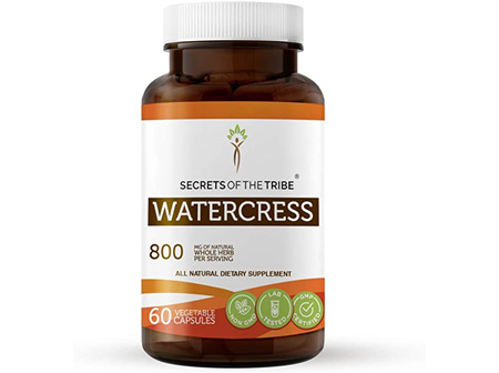 Secrets of the Tribe3 reviews Watercress 120 Capsules, 800 mg