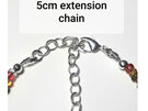 Seed bead necklacle with extender chain